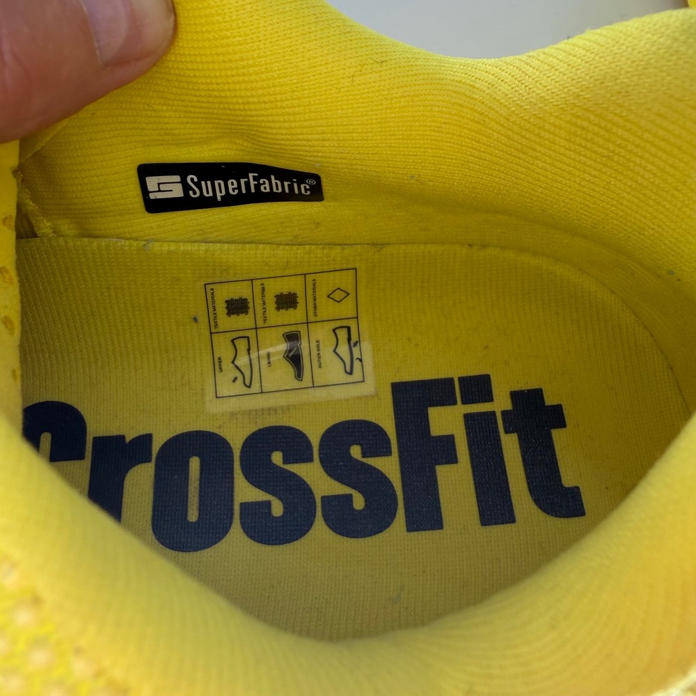 NWOB NOBULL SuperFabric Trainer CrossFit Shoes Lemon Drop W 9 / M 7.5 Low Top - Picture 8 of 9
